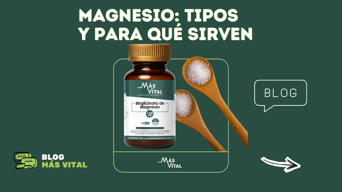 Descubre para qué sirve el magnesio, qué tipos existen y cuál elegir según tu objetivo. Guía compartiva entre: bisglicinato, citrato, malato, treonato y óxido.