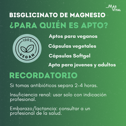 Pack 2x Bisglicinato de Magnesio