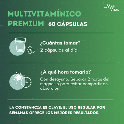 Multivitamínico Premium | 60 cápsulas
