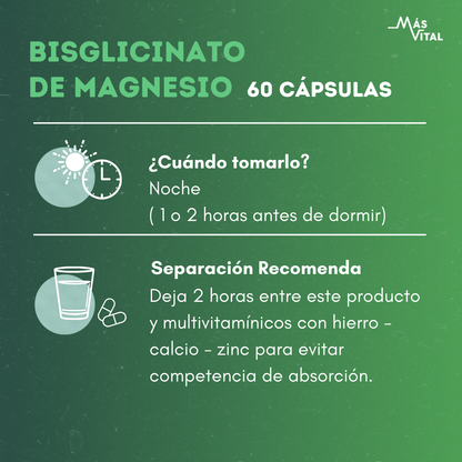 Bisglicinato de Magnesio 1.000 mg & Multivitamínico Premium