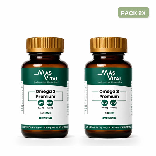 Pack 2x Omega 3 Premium | 2000 mg EPA/DHA, Precio y Oferta