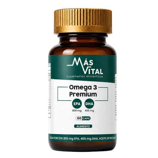 Omega 3 Premium EPA 800 mg DHA 400 mg | 60 cápsulas