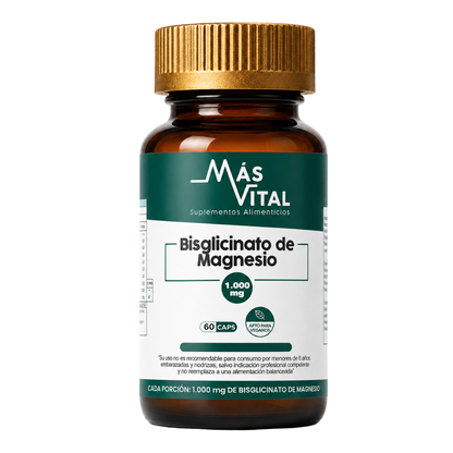 Bisglicinato de Magnesio 1.000 mg | 60 cápsulas