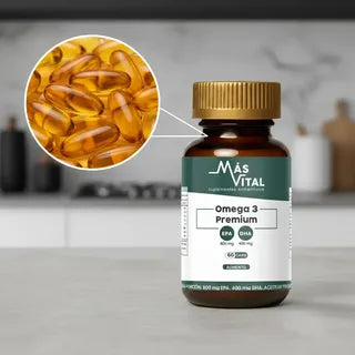 Omega 3 Premium EPA 800 mg DHA 400 mg | 60 cápsulas